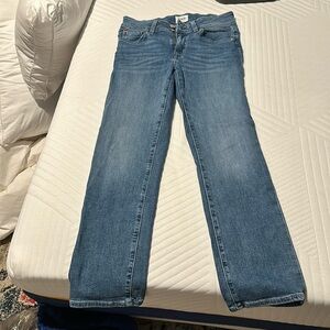 Hudson size 26 low rise, straight leg jeans